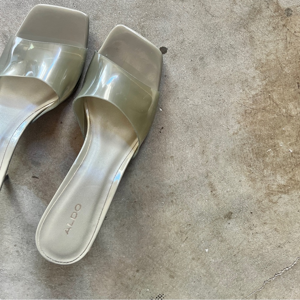 Transparent Slide Sandals